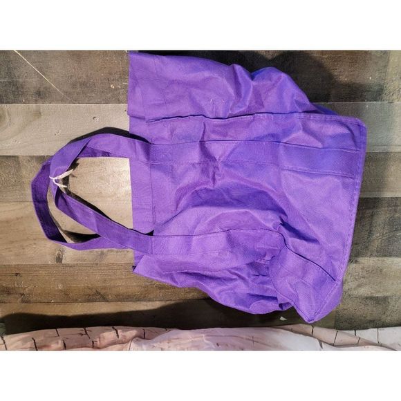 senior center Friends purple tote bag reusable - Picture 2 of 3